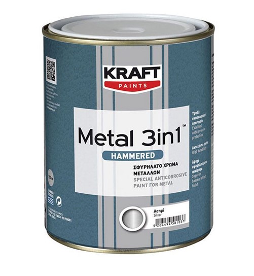 Гръцки емайллак 3в1 KRAFT с кован ефект 0.75л.